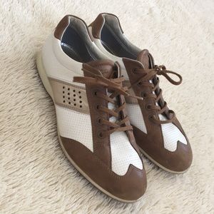 Vintage Ecco Leather Golf Shoes Size 39